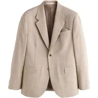 Next Chaqueta tipo saco para negocios marfil