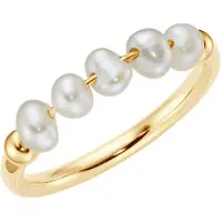 Smart Jewel Anillo oro / blanco perla