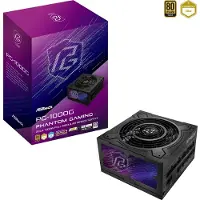 Asrock Fuente De Alimentación Modular Phantom Gaming Pg-1000g 1000w 3.1 80 Plus Gold
