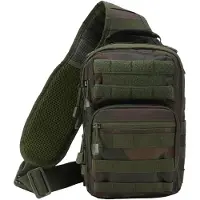 Brandit Mochila 'US Cooper' antracita / oliva / verde oscuro