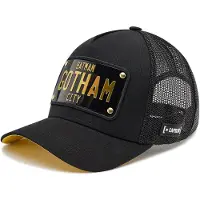 Capslab Gorra 'Gorra negra gotham plate trucker cap 6' negro