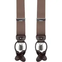 Profuomo Tirantes Camel Marrón