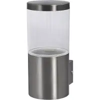 Osram Lámpara de pared exterior ENDURA CLASSIC EBRO, fabricada en acero inoxidable, con instalación sencilla y rápida, protección IP44 y adaptable a diversos usos en exteriores