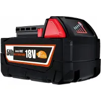 Rosfix Bateria de Repuesto 18V 5Ah – X-VOLT | Indicador LED | Compatible Con Herramientas Milwaukee