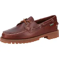Sebago para mujer. 7002IR0 Mocasines de Piel Ranger Waxy marrón (37), 1 a 3cm, Ninguno, Casual, Clásico, outlet 2026.
