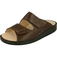 Finn Comfort Zapatos abiertos 'Pantolette Herren 01505 368024 Echtleder in braun' marrón