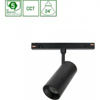 Spectrum SPOT M LED, foco para carril de alimentación, 48V, 10W, ángulo de haz de 24°, temperatura de color ajustable, color