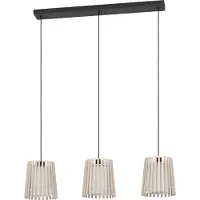 Eglo FATTORIA, Negro, Acero, Universal, IP20, Clase I, Casquillo E27