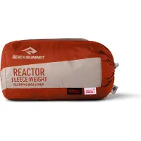 Sea to Summit - Reactor Fleeceweight Liner - Saco de dormir de viaje size Short - Body Length max. 170 cm, rojo