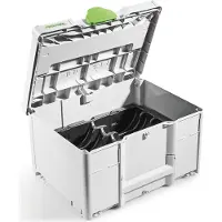 Festool SYS-STF D150 Maletín para herramientas Systainer 396 x 296 x 237 mm ( 576785 ) + inserto para discos de lijado