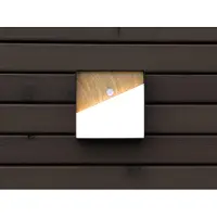 Eco-Light Lámpara de pared con batería MEG, con sensor de movimiento - 9490-Q-PIR-WO