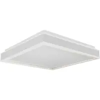 V-TAC VT-7757-W: Lámpara de techo LED, 38W, regulable con tecnología Triac, forma cuadrada, color blanco, 4000K – 6915