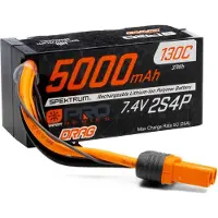 Spektrum Batería Smart No Prep Drag Lipo Ic5 7.4v 5000mah 2s 130c