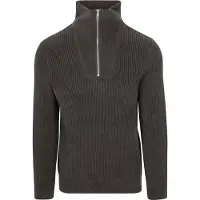 Marc O'Polo Half Zip Jersey Antraciet Antracita Gris talla