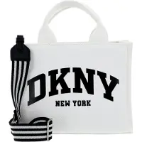DKNY Bolso de mano 'Hadlee Small' negro / blanco