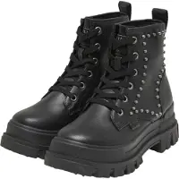 Buffalo Botines con cordones 'Aspha' negro