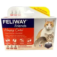 Feliway Recambios para difusor eléctrico Friends Cat Conflict Management (3 unidades de 48 ml)