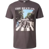 Amplified Camiseta 'THE BEATLES - ABBEY ROAD' azul claro / antracita / esmeralda / blanco