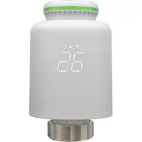 Quality Heating Termostato inteligente para radiadores - Blanco - Compatible con Wi-Fi, Google Home y Alexa