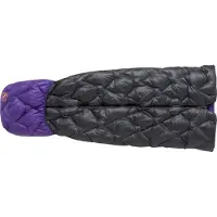 Big Agnes - Fly Creek UL Zip Quilt - Saco de dormir de plumas size Long - Bodysize: 198 cm, asphalt /púrpura