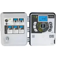 Rain Programador I-dial de 24V, 8 zonas - Sistema de riego
