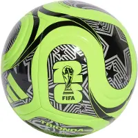 Adidas adidasBalón Copa Mundial de la FIFA 26 Trionda Club 3 Lucid Lemon / Black / Silver Metallic Unisex