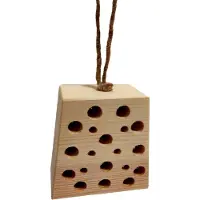 OEM Hotel para insectos ecológico, hecho de madera, con forma de casa trapezoidal