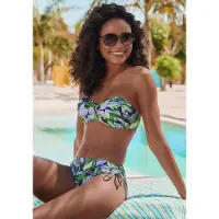 s.Oliver Top de bikini marino / pino / lavanda
