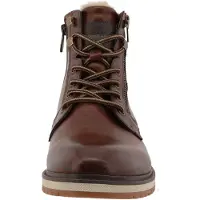 Tom Tailor Botas con cordones chocolate