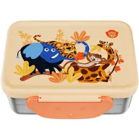 Affenzahn - Kid's Edelstahl Brotdose - Conservación de alimentos size 1 l, beige