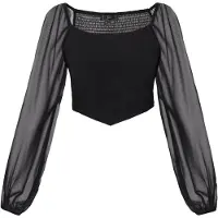 Faina Blusa negro