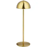 Grundig Lámpara de mesa táctil USB-C LED, color cobre, con tres modos de iluminación, ideal como luz de noche