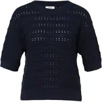 s.Oliver Pullover Shortsleeve Marine Talla: 36 | Sudaderas con Capucha Outlet | Mujer