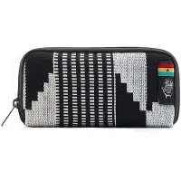 ETHNOTEK - Chiburi Accordion Wallet - Carteras kente