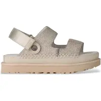 Ugg para mujer. 1177852 Sandalias Goldenstar Crackle Glide taupe (36), Piel, 3 a 5cm, Velcro, Casual, outlet 2026.