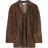 Comma Blouses Brown Talla: 40 | Manga Larga Outlet | Mujer | Marrón