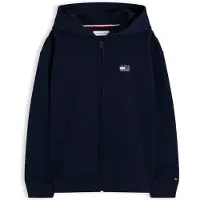 Tommy Hilfiger Sudadera con cremallera 'Tonal Flag Logo Zip-thru' marino