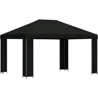 Yiwydaa Pabellón de 4 x 3 metros, color , fabricado en poliéster y acero, con una densidad de 190 g/m²