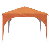 vidaXL Tienda de campaña pop-up para fiestas, 290 x 290 x 245 cm, color naranja