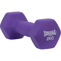 Lonsdale Mancuerna Recubierta De Neopreno Fitness Weights 2kg 1 Unidad
