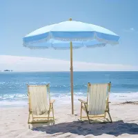 OEM Sombrilla de playa resistente de 2 metros con anclaje para arena y bolsa de transporte