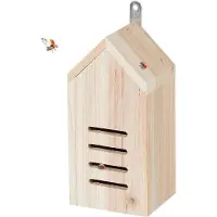 OEM Casa para insectos hecha de madera sin tratar, ideal para el jardín