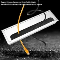 OEM Organizador de cables para escritorio plateado, ideal para la oficina