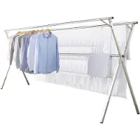 OEM Secadora de acero inoxidable plegable, de 2,38 metros, para uso interior y exterior, fácil de guardar