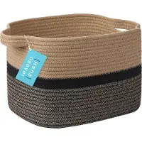 OEM Cesta rectangular de almacenamiento con asas, color