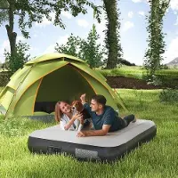 OEM Colchón inflable para dos personas con bomba eléctrica, compacto y ideal para camping