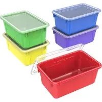OEM Cajas de almacenamiento pequeñas, de 122x78x51 cm, en varios colores, juego de 5 unidades