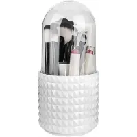 OEM Organizador giratorio para maquillaje, con soporte para brochas y 5 compartimentos