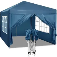 Markenlos Tienda de campaña para fiestas, 3x3 metros - Resistente al agua, con protección UV, e incluye una bolsa de transporte