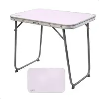 OEM Mesa plegable para camping, de MDF y acero, 60x40x50 cm